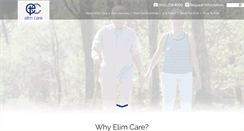 Desktop Screenshot of elimcare.org